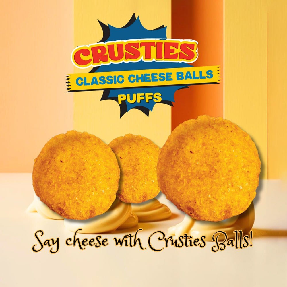 Cornitos Crusties Classic Cheese Balls Puffs - Pack of 2 : 2 x 52 g