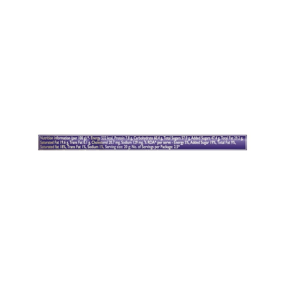 Cadbury Dairy Milk Milk Chocolate Bar - Pack of 2 : 2 x 52 g