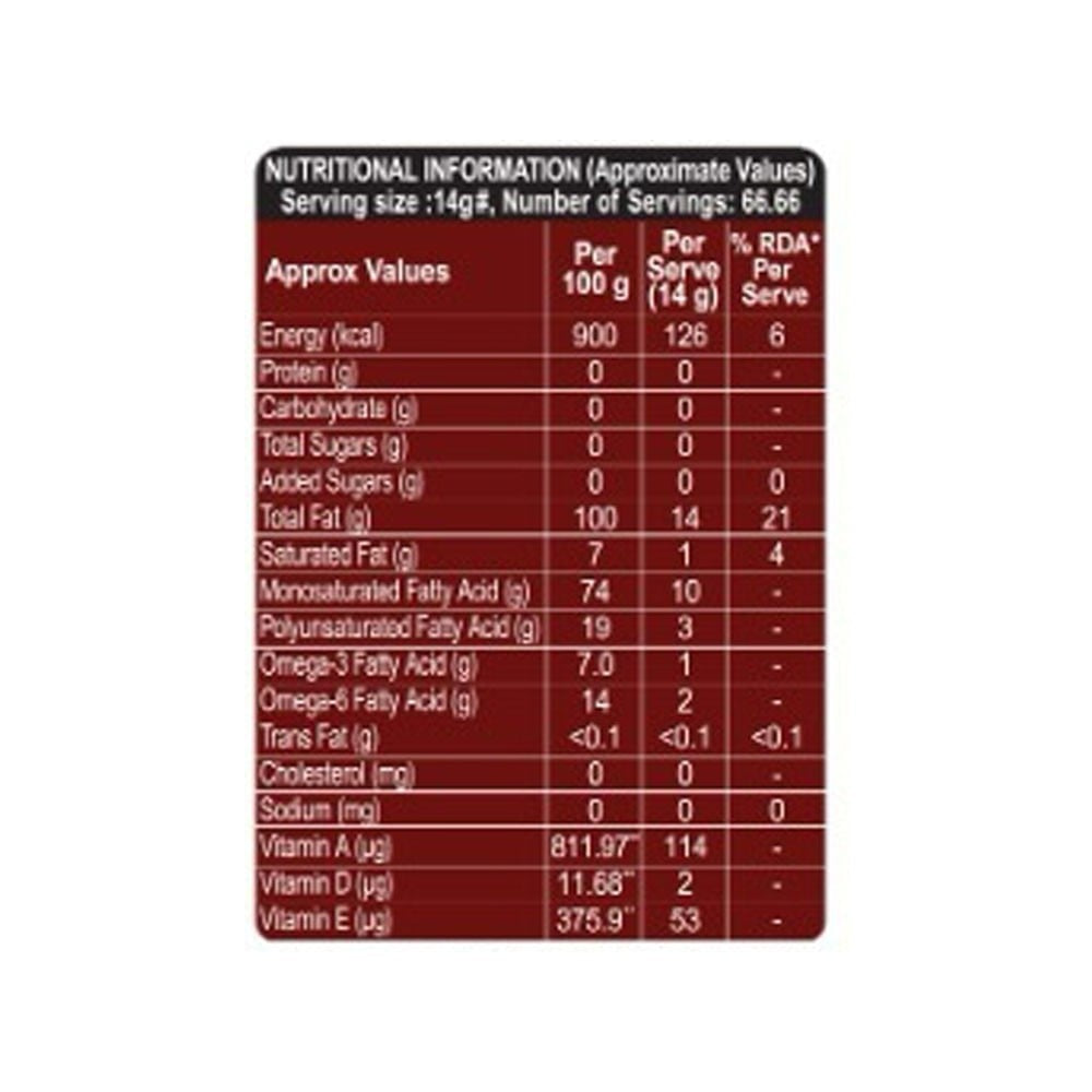 Whole Farm Premium Cold Pressed Mustard Oil - Pack of 2 : 2 x 1 ltr