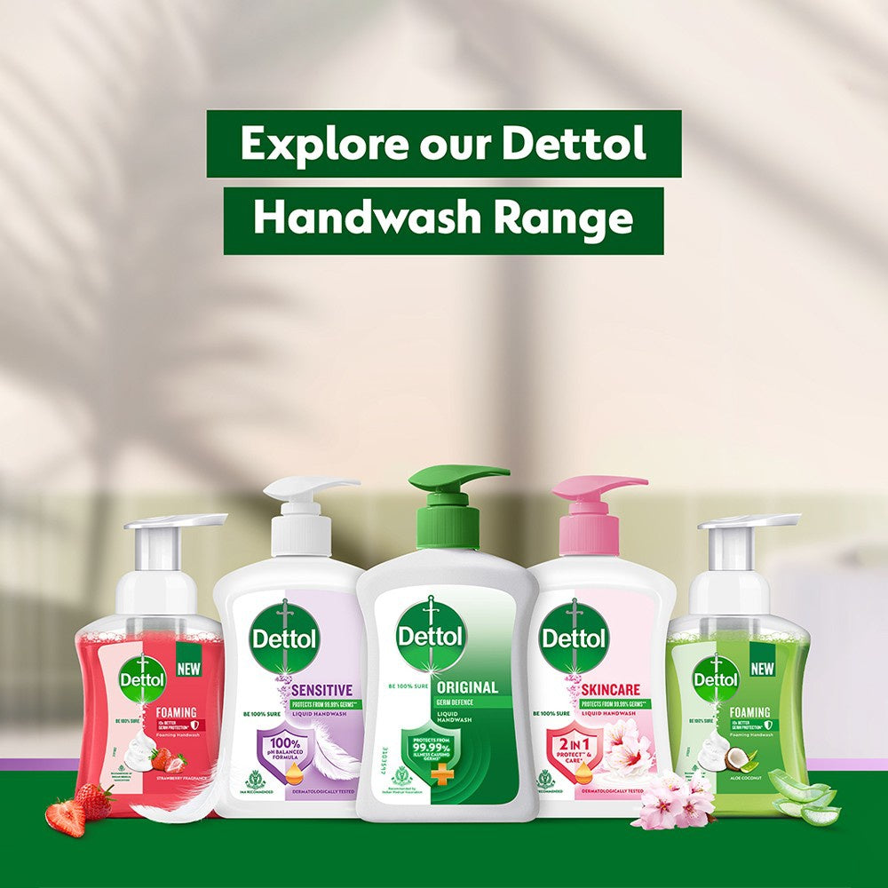 Dettol pH-Balanced Sensitive Hand Wash - Pack of 2 : 2 x 200 ml