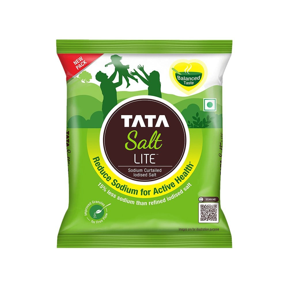 Tata Salt Lite (15% Less Sodium) : 1 kg