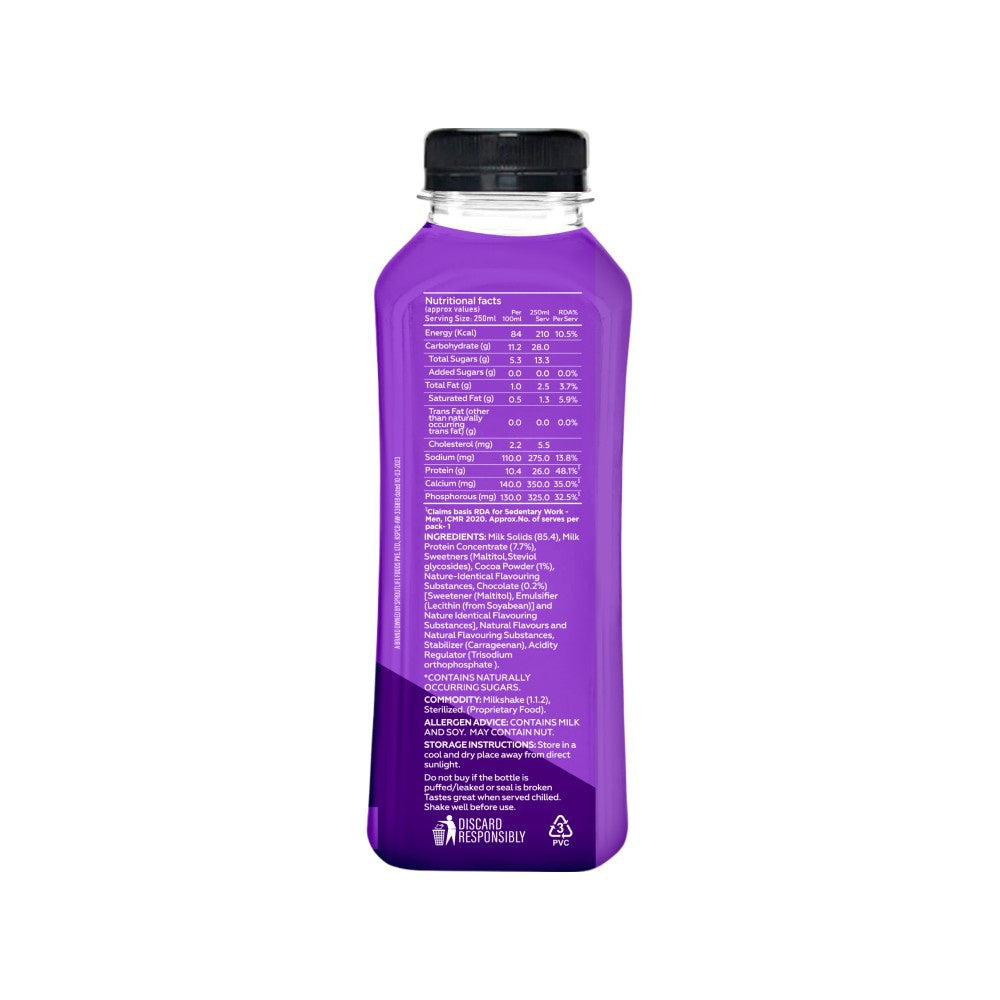 Yoga Bar 26 g Protein Milkshake (Double Chocolate) : 250 ml