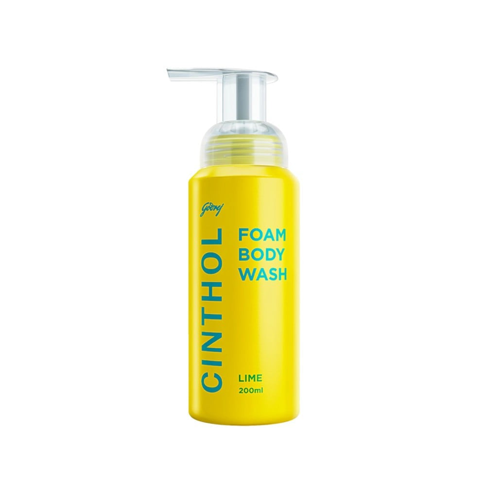 Cinthol Foam Body Wash - Lime : 200 ml