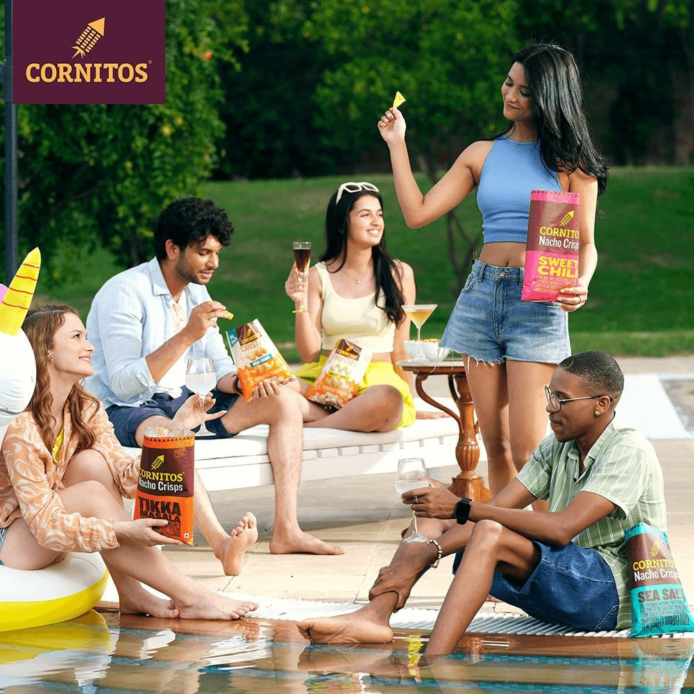 Cornitos Nachos Crisps & Dip Combo - Pack of 3 : 3 x 3 x 30 g + 1 unit