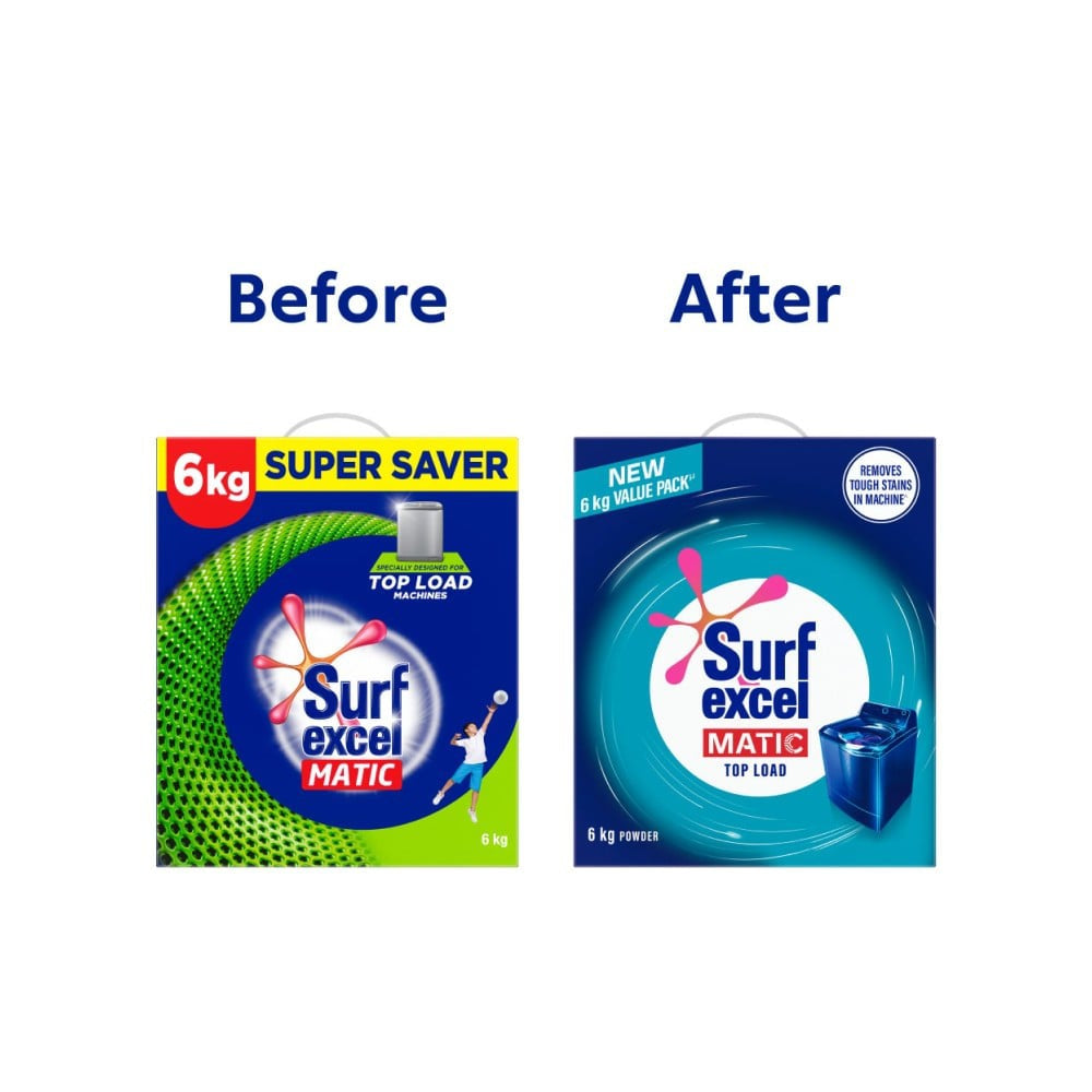 Surf Excel Top Load Detergent Powder : 6 kg