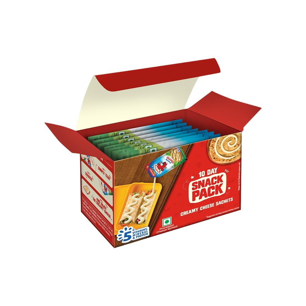 Britannia Creamy Cheese Spread Sachets : 10 x 15 g