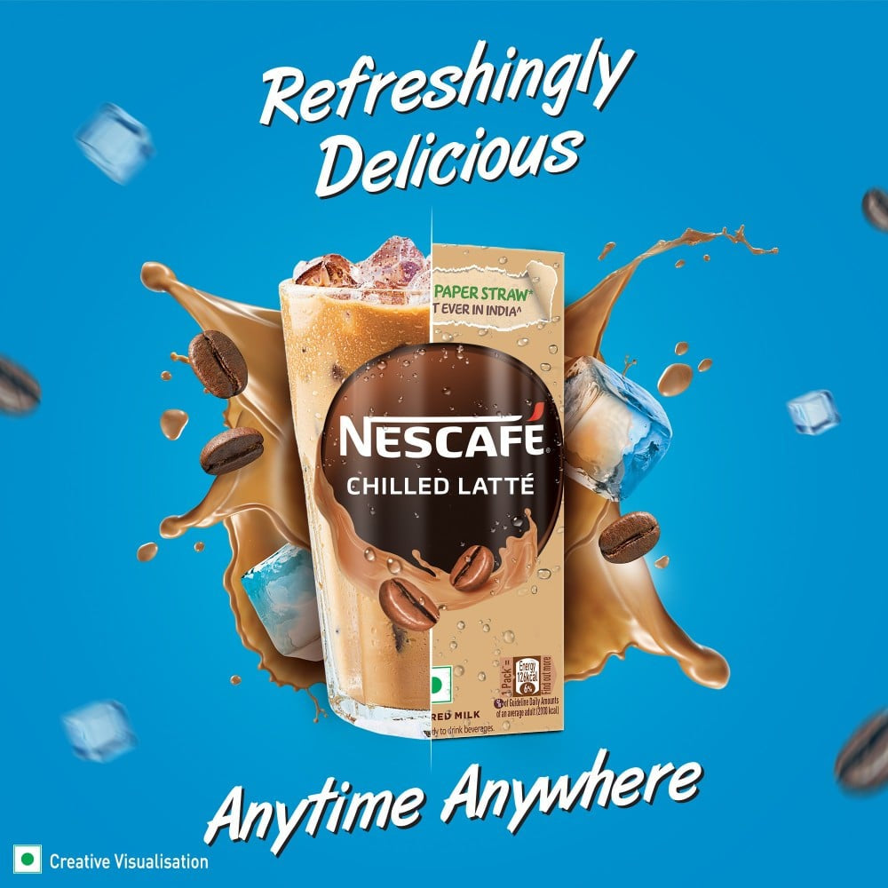 Nescafe Ready to Drink Coffee Flavoured Milk, Iced Latte - Pack of 2 : 2 x 180 ml