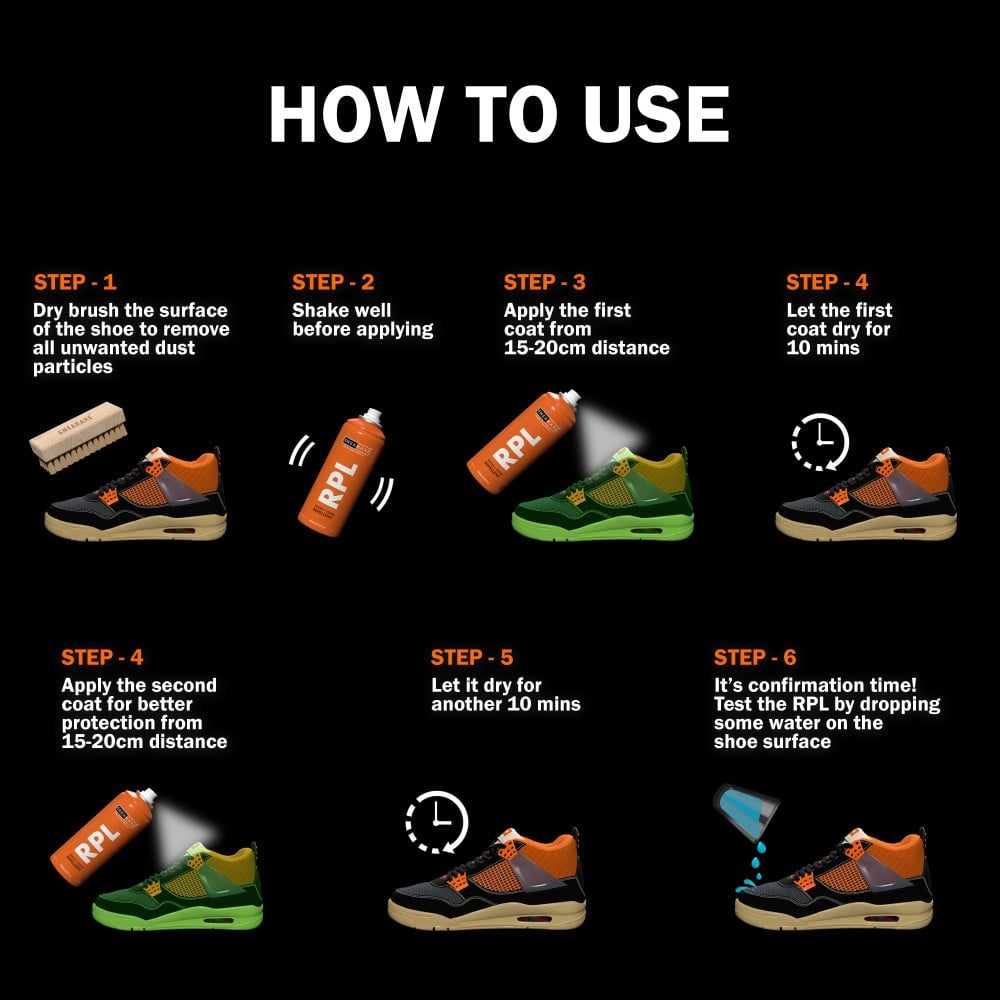 Sneakare RPL Shoe Water-repellent spray : 100 ml