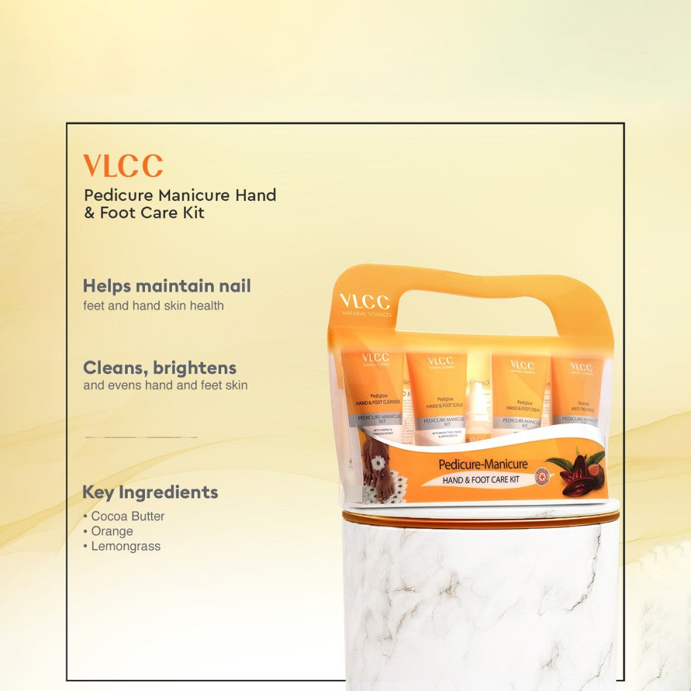 VLCC Diamond Facial Kit + Manicure & Pedicure Kit Combo : 60 g + 150 g + 60 ml