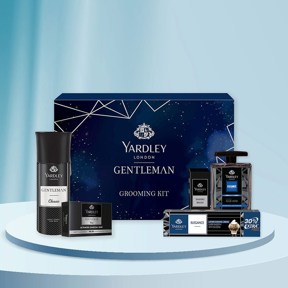 Yardley London Gentlemen Men's Grooming Kit : 1 set (5 pieces)