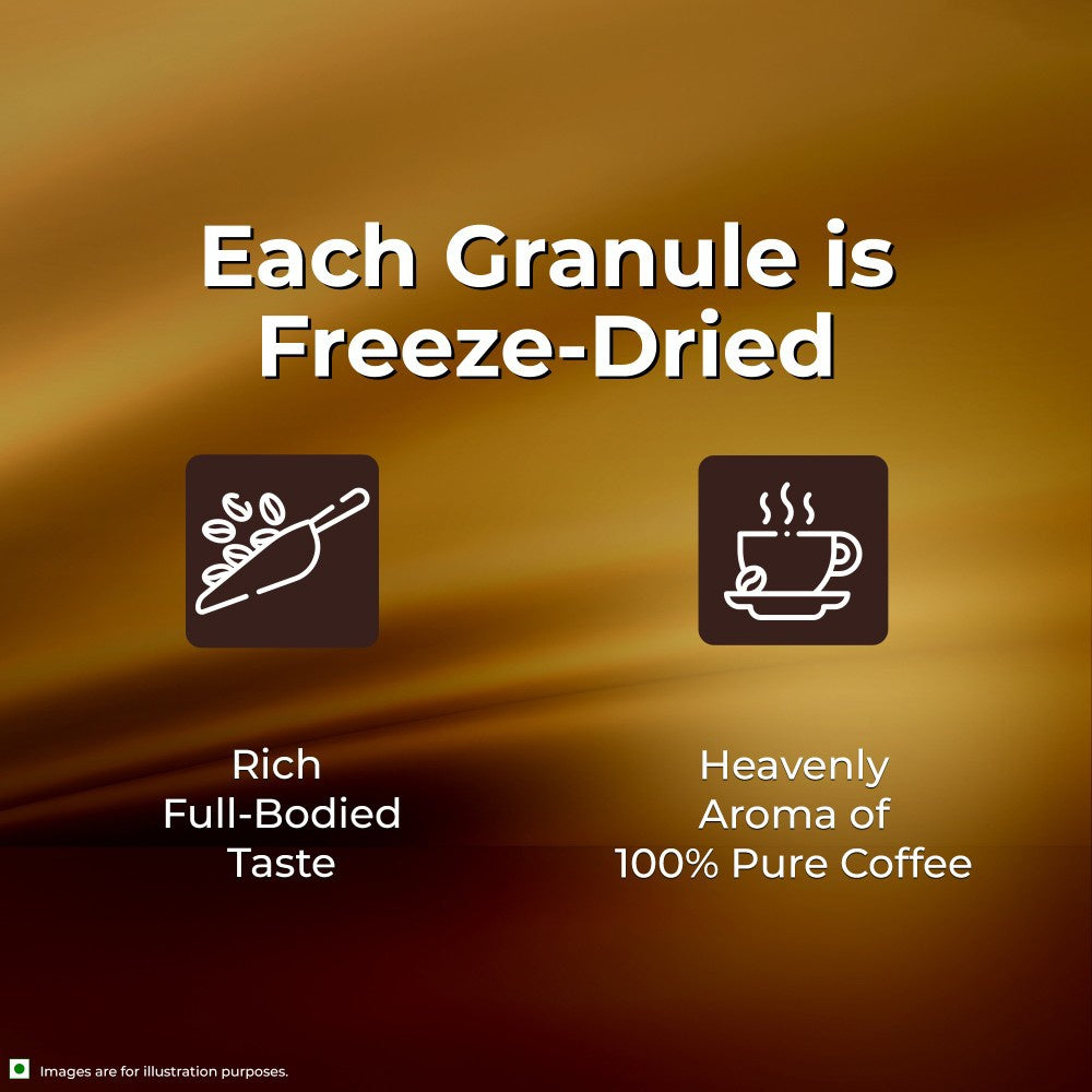 Tata Coffee Gold 100% Pure Instant Coffee (Original, 100% Pure) : 90 g