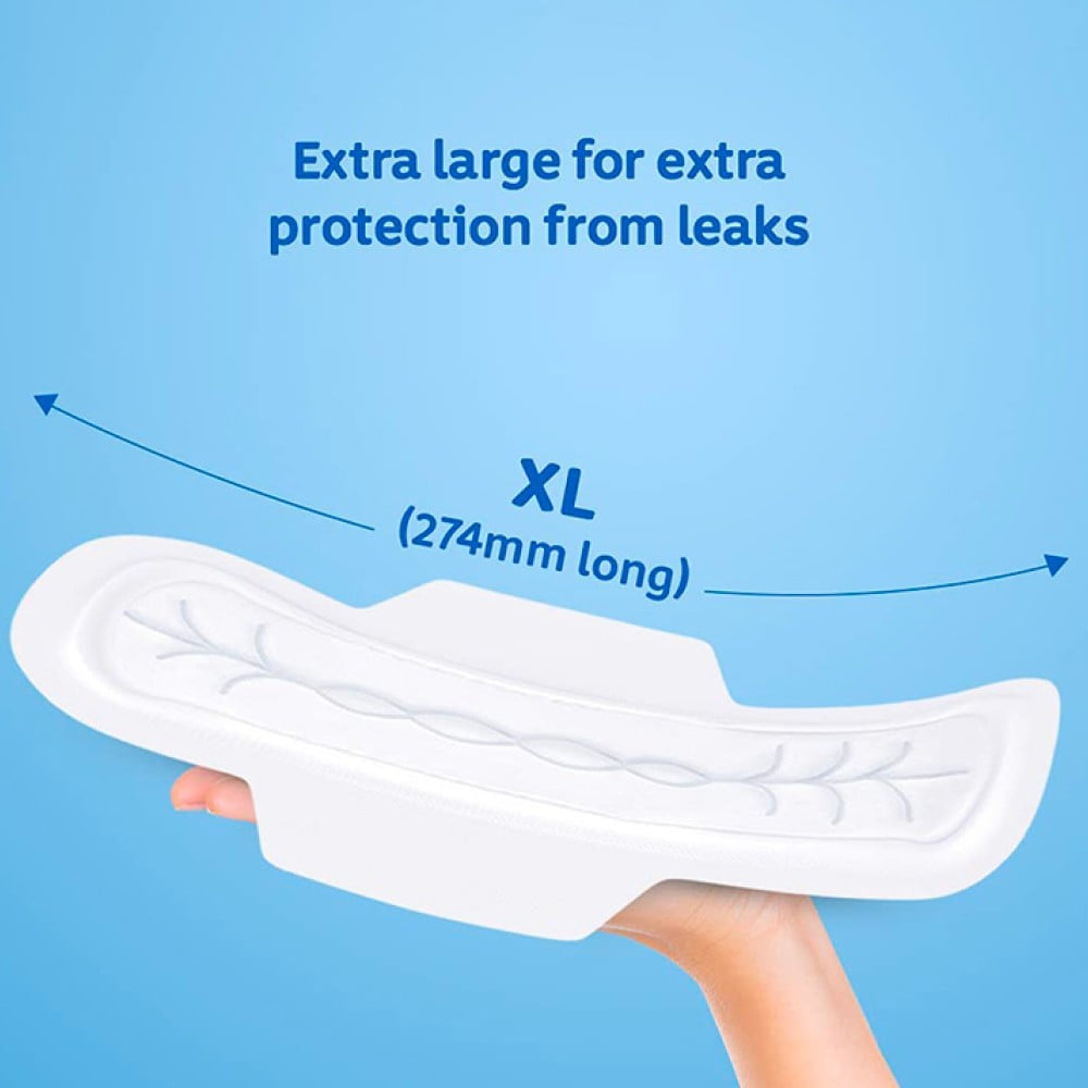 Stayfree Secure Cottony Soft Sanitary Pads (Extra Large Wings) : 18 pieces