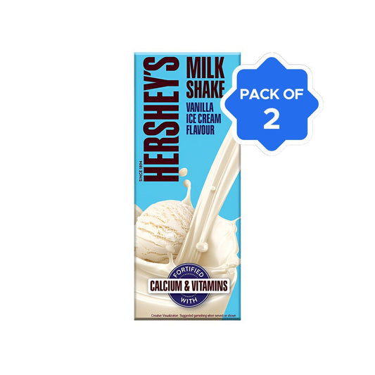 Hershey's Vanilla Milkshake - Pack of 2 : 2 x 180 ml