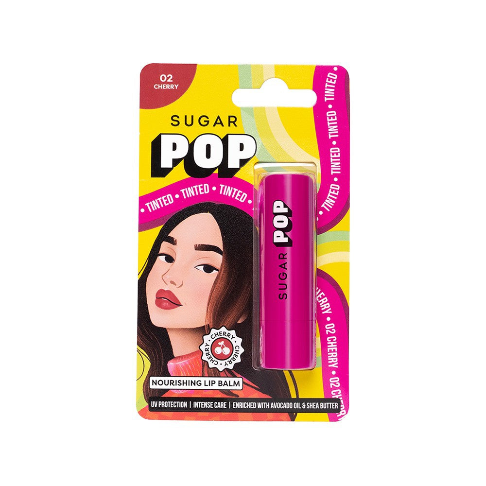 SUGAR POP Nourishing Tinted Lip Balm (Cherry 02) : 4.5 g