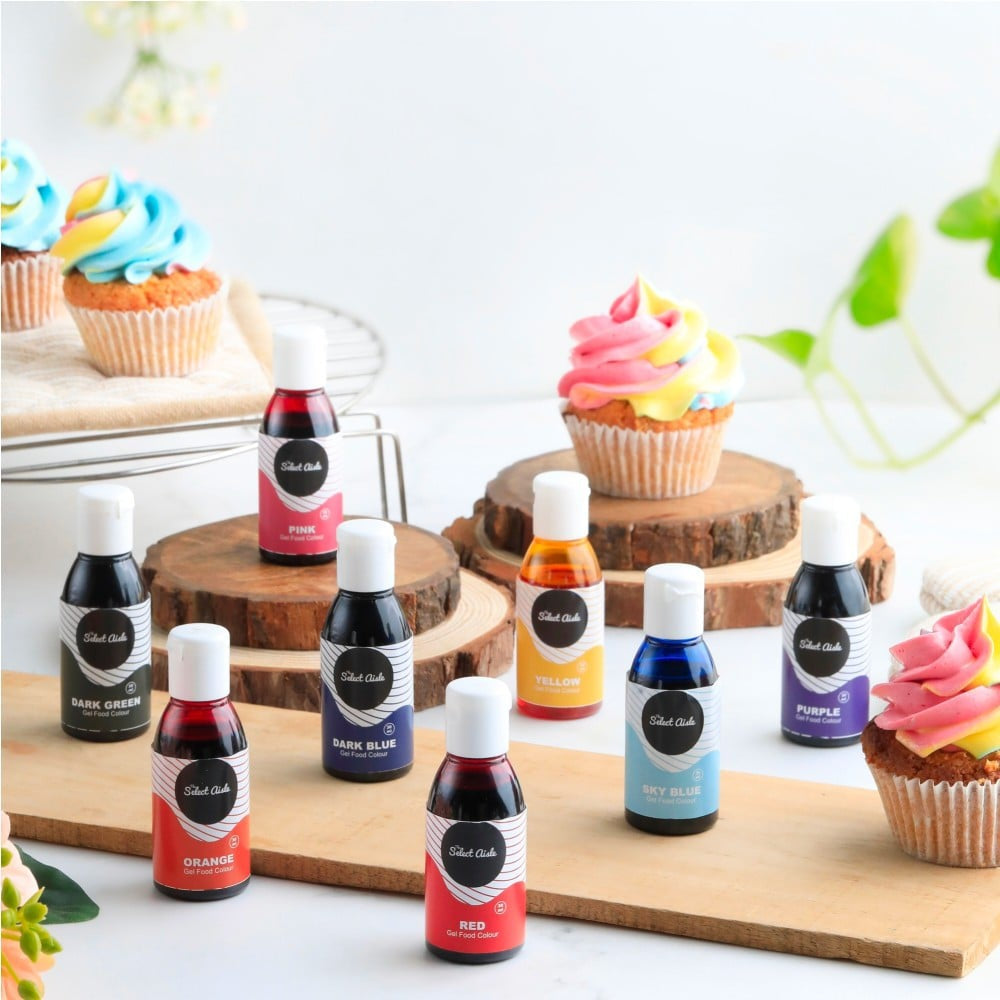 The Select Aisle Yellow Gel Food Colour : 30 ml