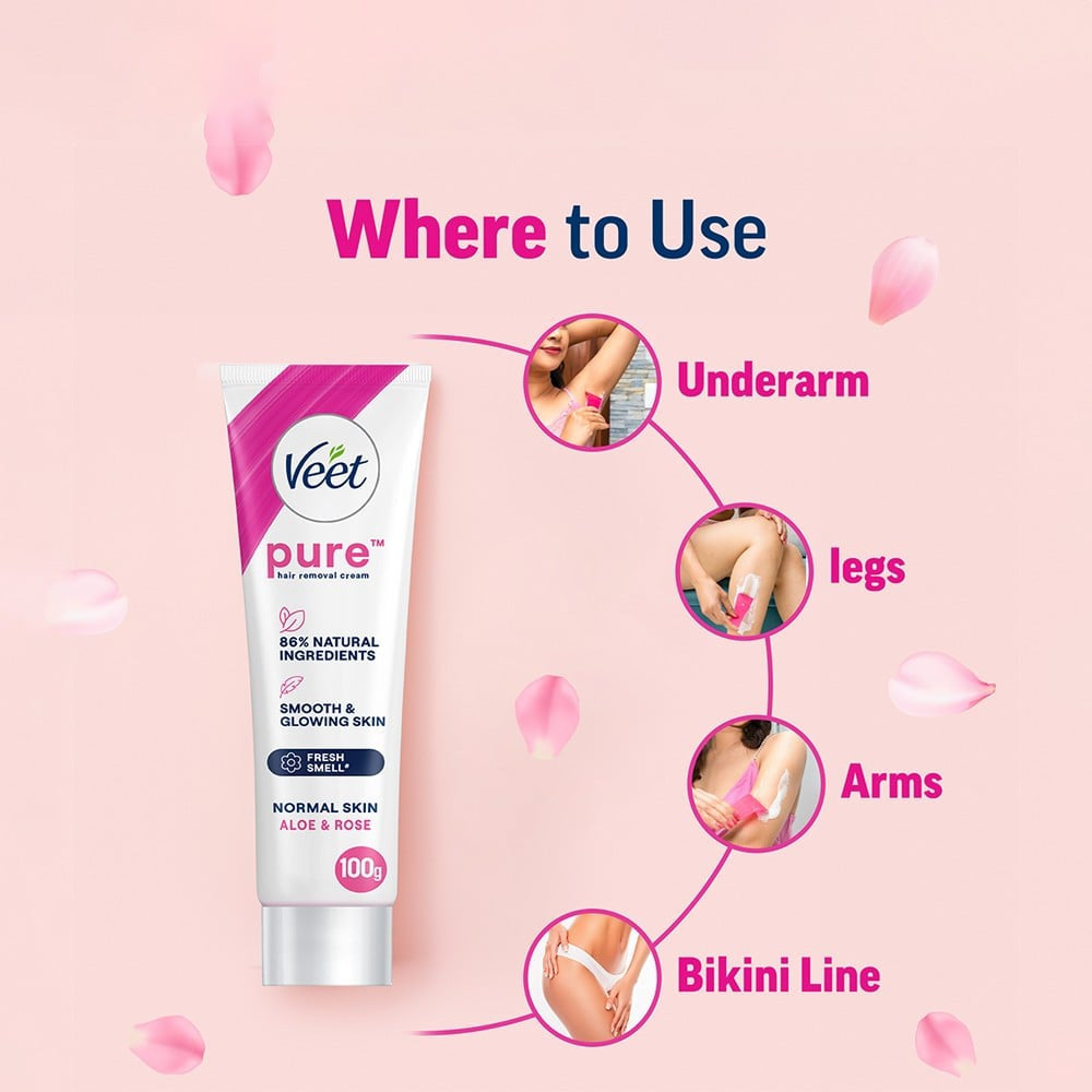 Veet Pure Hair Removal Cream (for Normal Skin) : 100 g