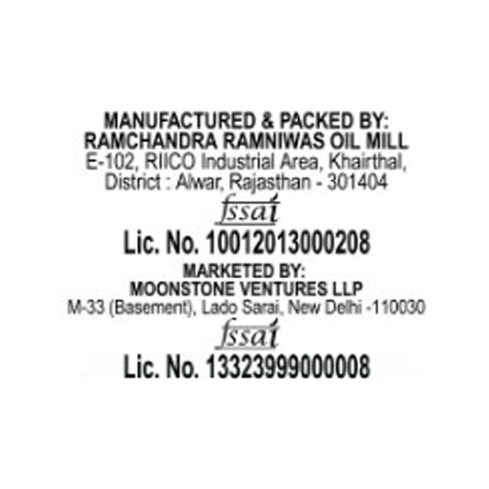 Whole Farm Premium Cold Pressed Mustard Oil - Pack of 2 : 2 x 1 ltr
