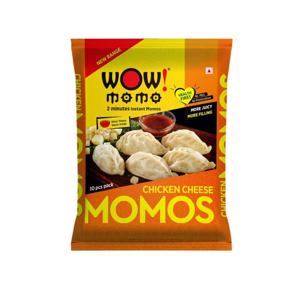Wow! Momo Chicken Cheese Chicken Momos (Frozen) : 1 pack (10 pieces)