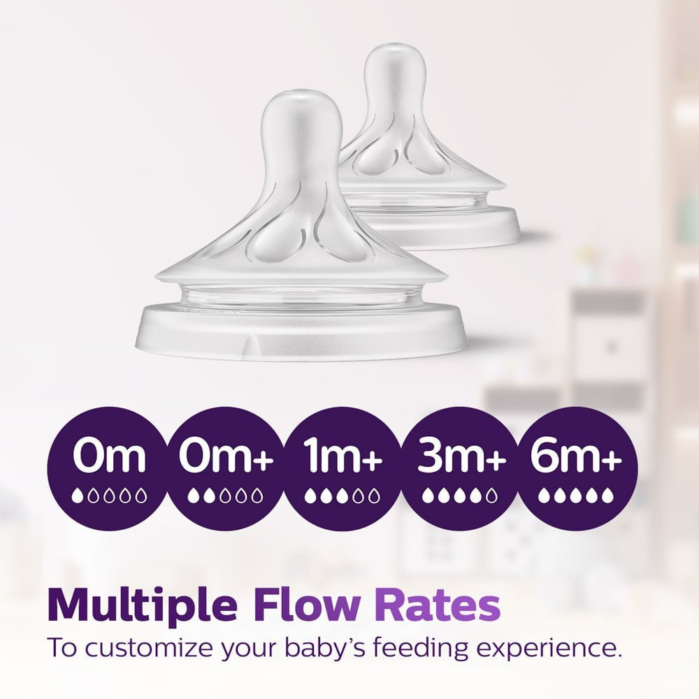 Philips Avent Natural Response Feeding Bottle 1+ Months : 1 piece