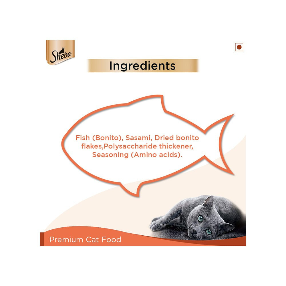 Sheba Rich - Fish with Sasami Wet Cat Food - Pack of 2 : 2 x 12 x 35 g