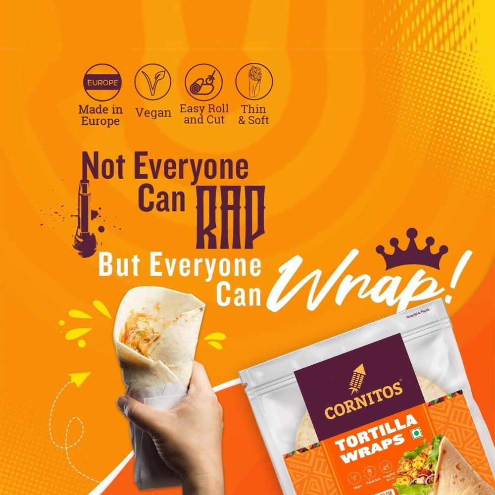 Cornitos Wheat Flour Tortilla Wrap : 270 g (6 pieces)