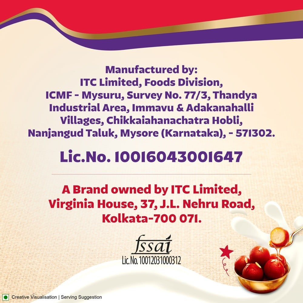 Aashirvaad Gulab Jamun Dessert Mix : 175 g