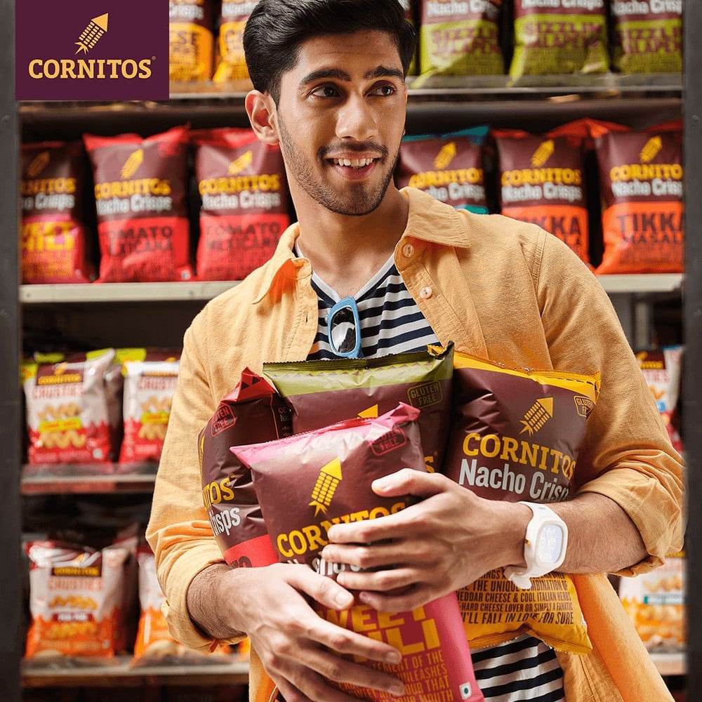 Cornitos Nachos & Salsa Combo - Pack of 2 : 2 x 3 x 55 g + 50 g