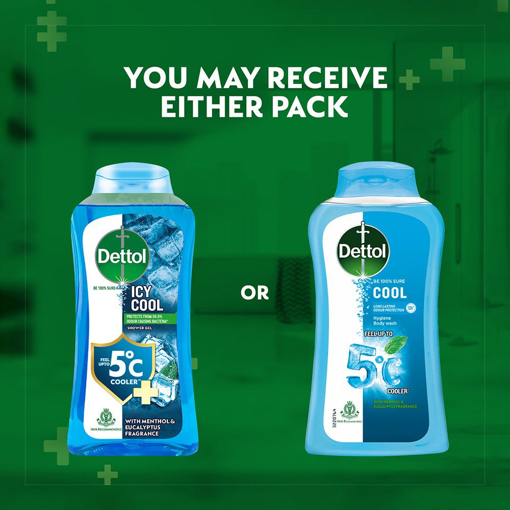 Dettol Icy Cool Shower Gel (250 ml) - Pack of 2 : 2 x 250 ml