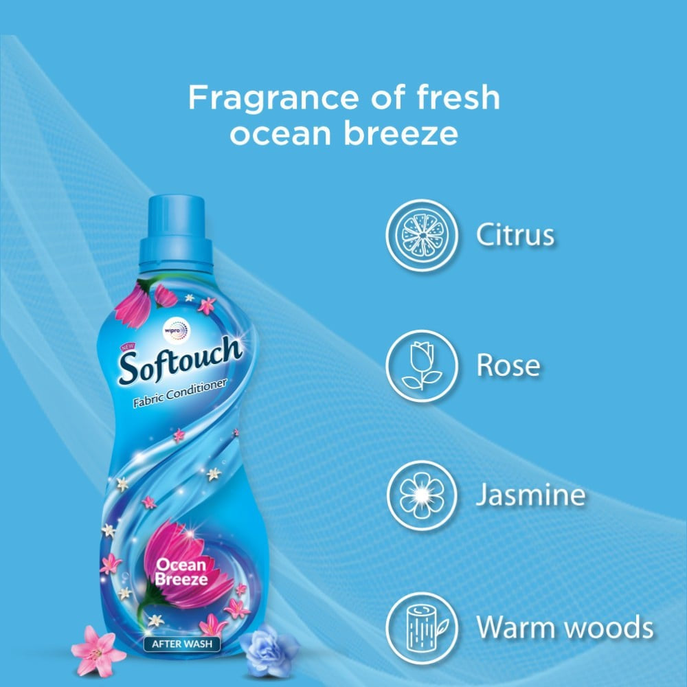 Softouch After Wash Fabric Conditioner (Ocean Breeze) : 210 ml