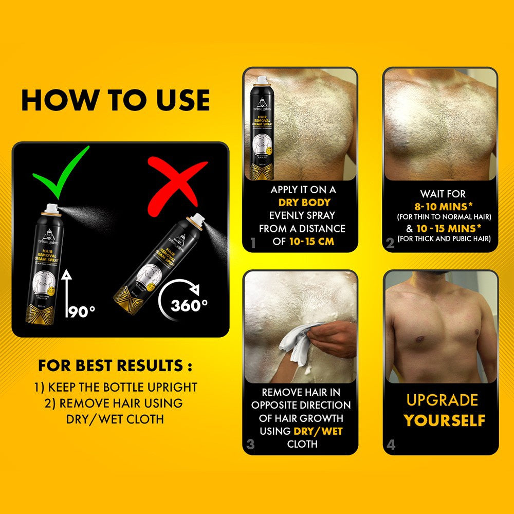 Urban Gabru Men's Hair Removal Spray : 200 ml