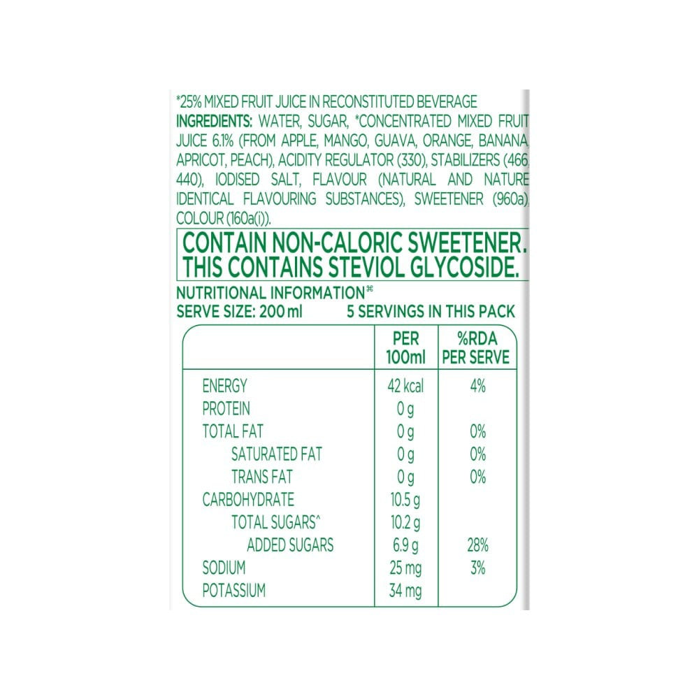 Tropicana Mixed Fruit Delight Juice : 1 ltr