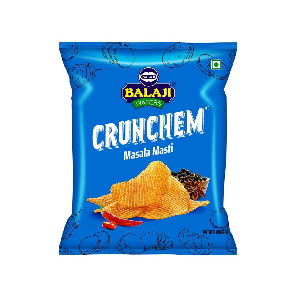 Balaji Crunchem Masala Masti Wafers : 135 g