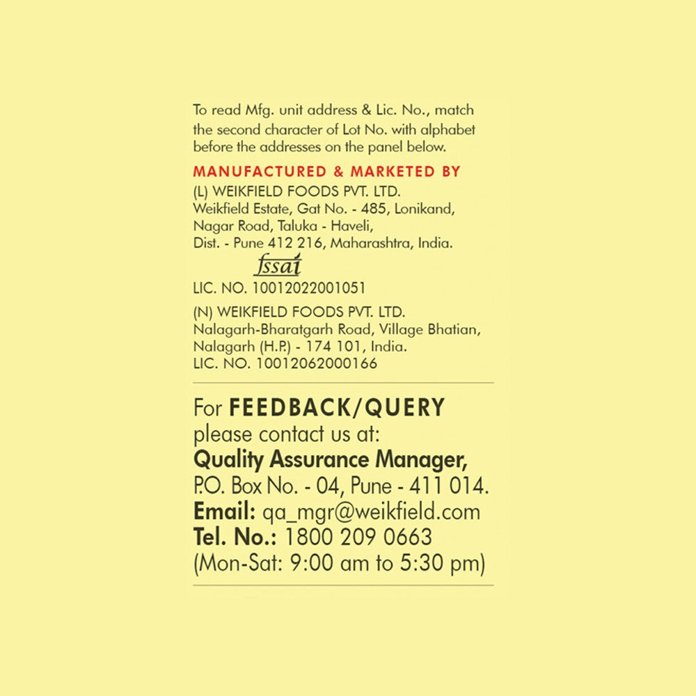 Weikfield Strawberry Falooda Dessert Mix - Pack of 2 : 2 x 200 g