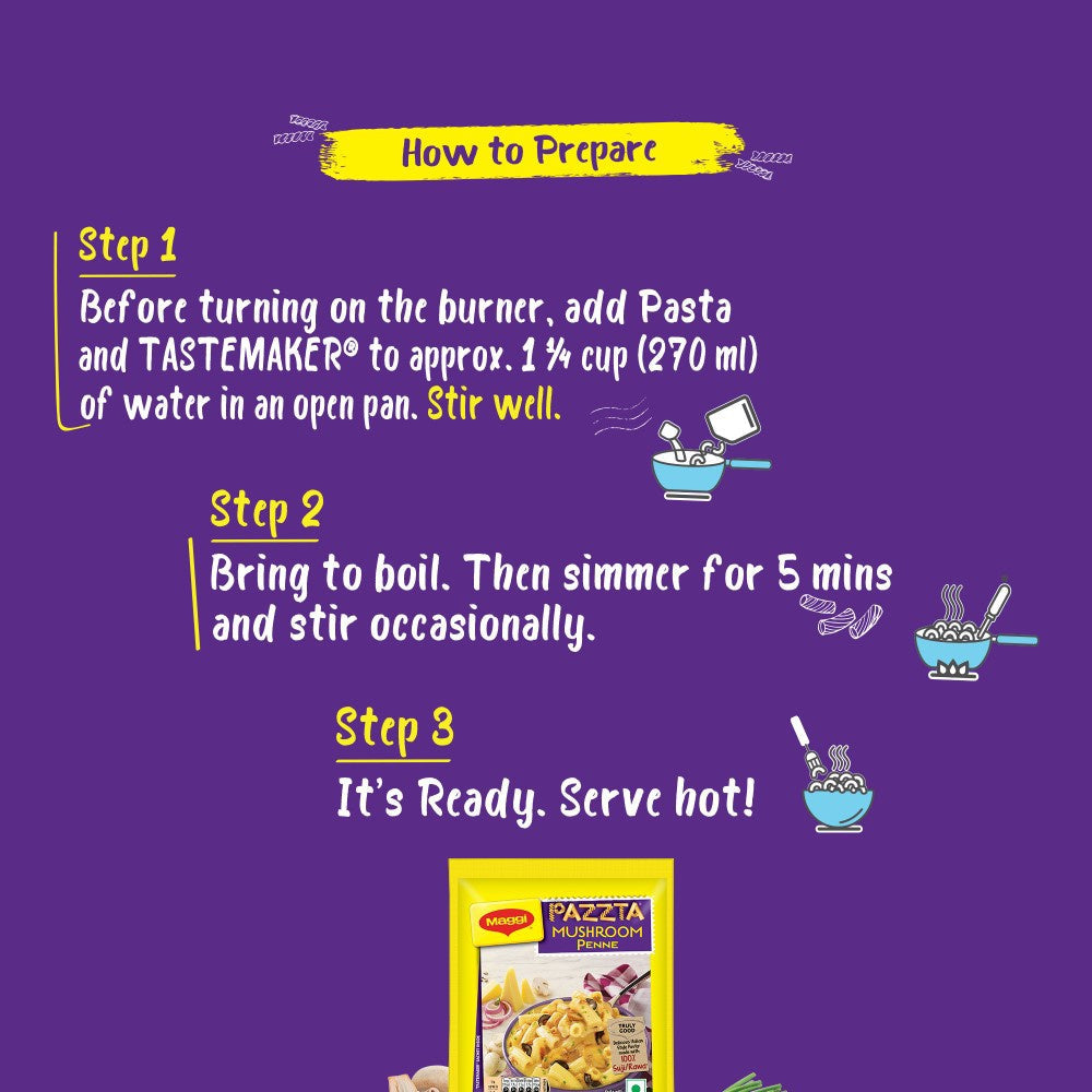 Maggi Mushroom Penne Instant Pasta : 68.5 g