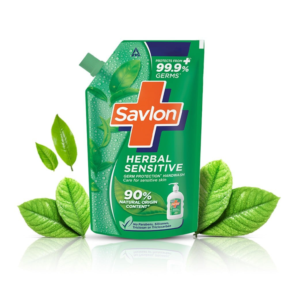 Savlon Herbal Sensitive Hand Wash (Refill) : 675 ml