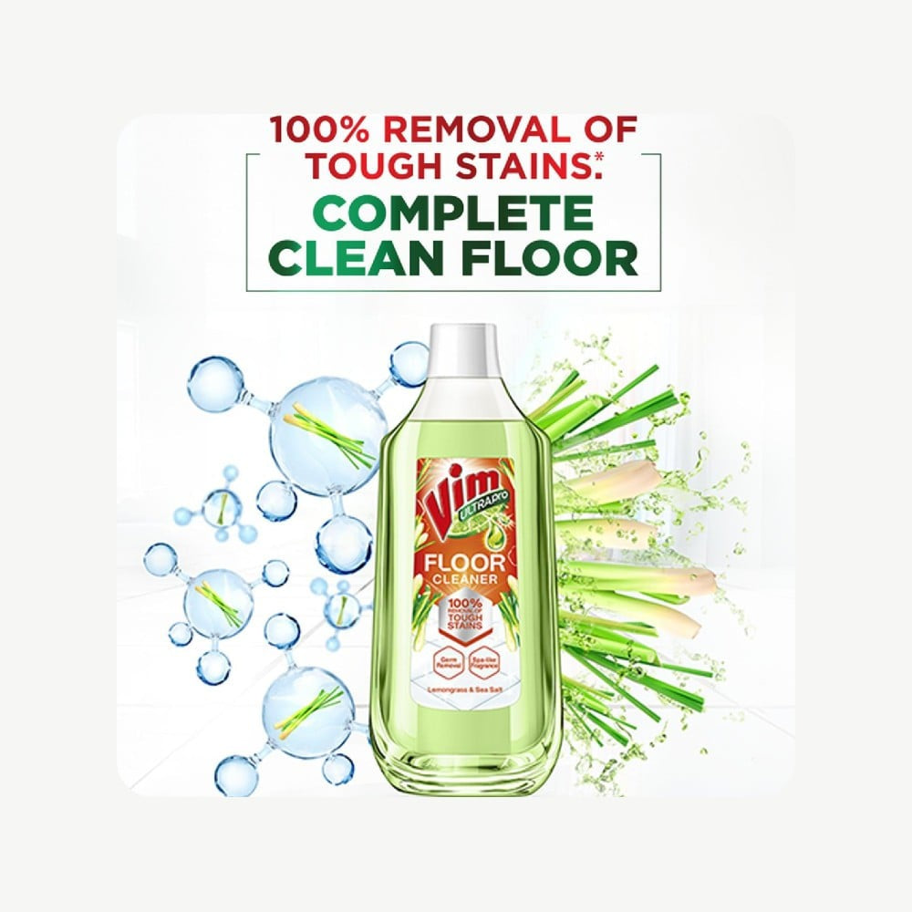 Vim Ultrapro Floor Cleaner - Lemongrass : 1 ltr