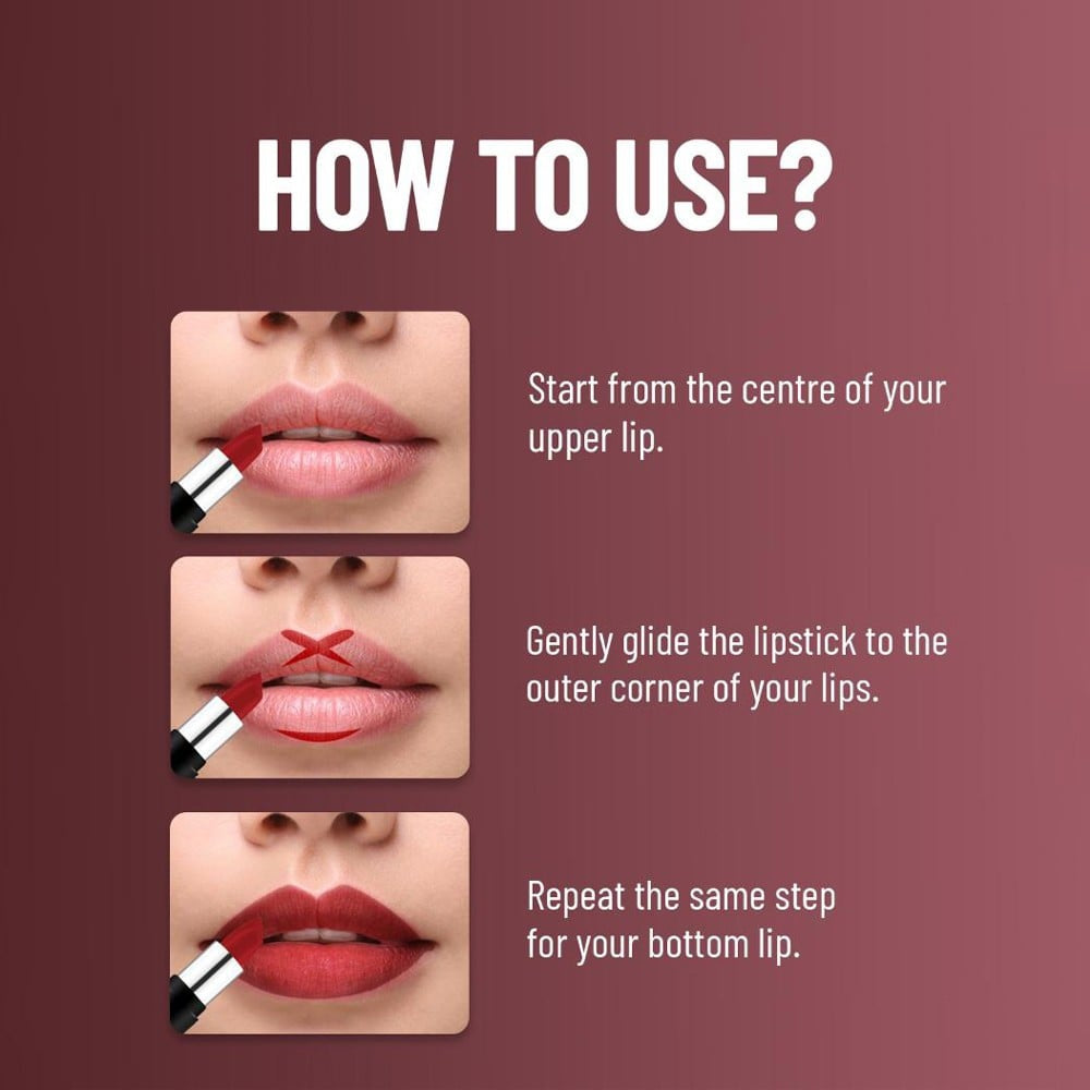 Swiss Beauty Pure Matte Lipstick (Hot Nude) : 3.8 g