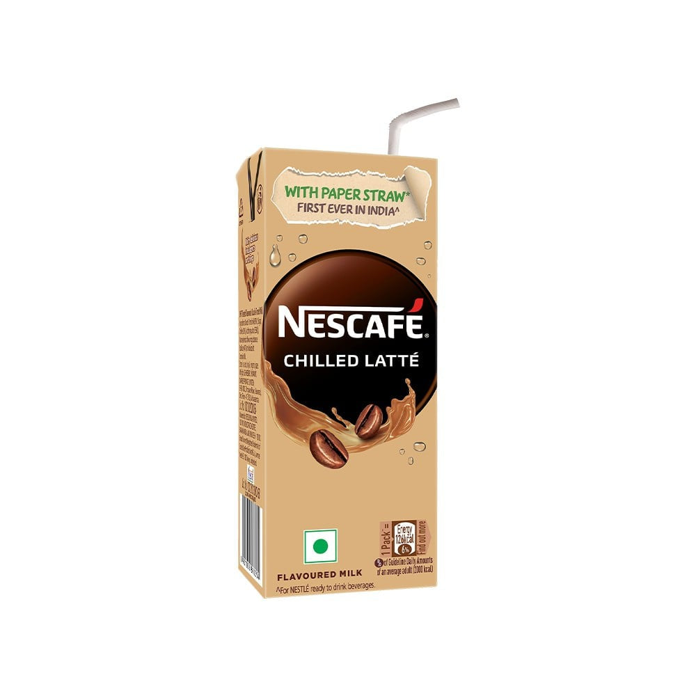 Nescafe Ready to Drink Coffee Flavoured Milk, Iced Latte - Pack of 2 : 2 x 180 ml