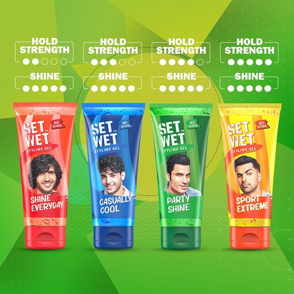 Set Wet Styling Hair Gel : 100 g