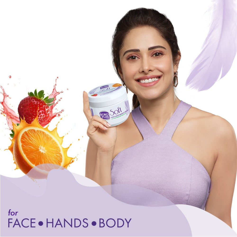 Boroplus Soft Light Moisturizing Cream : 300 ml