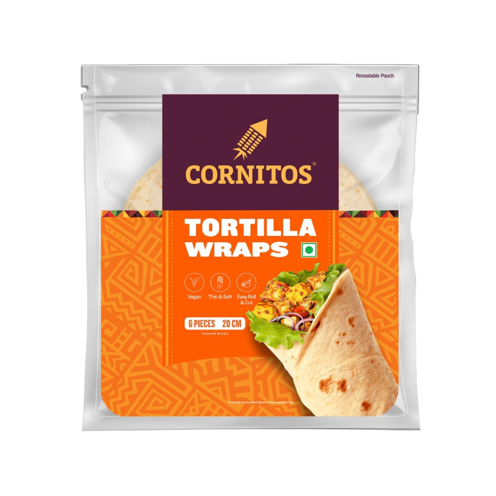 Cornitos Wheat Flour Tortilla Wrap : 270 g (6 pieces)