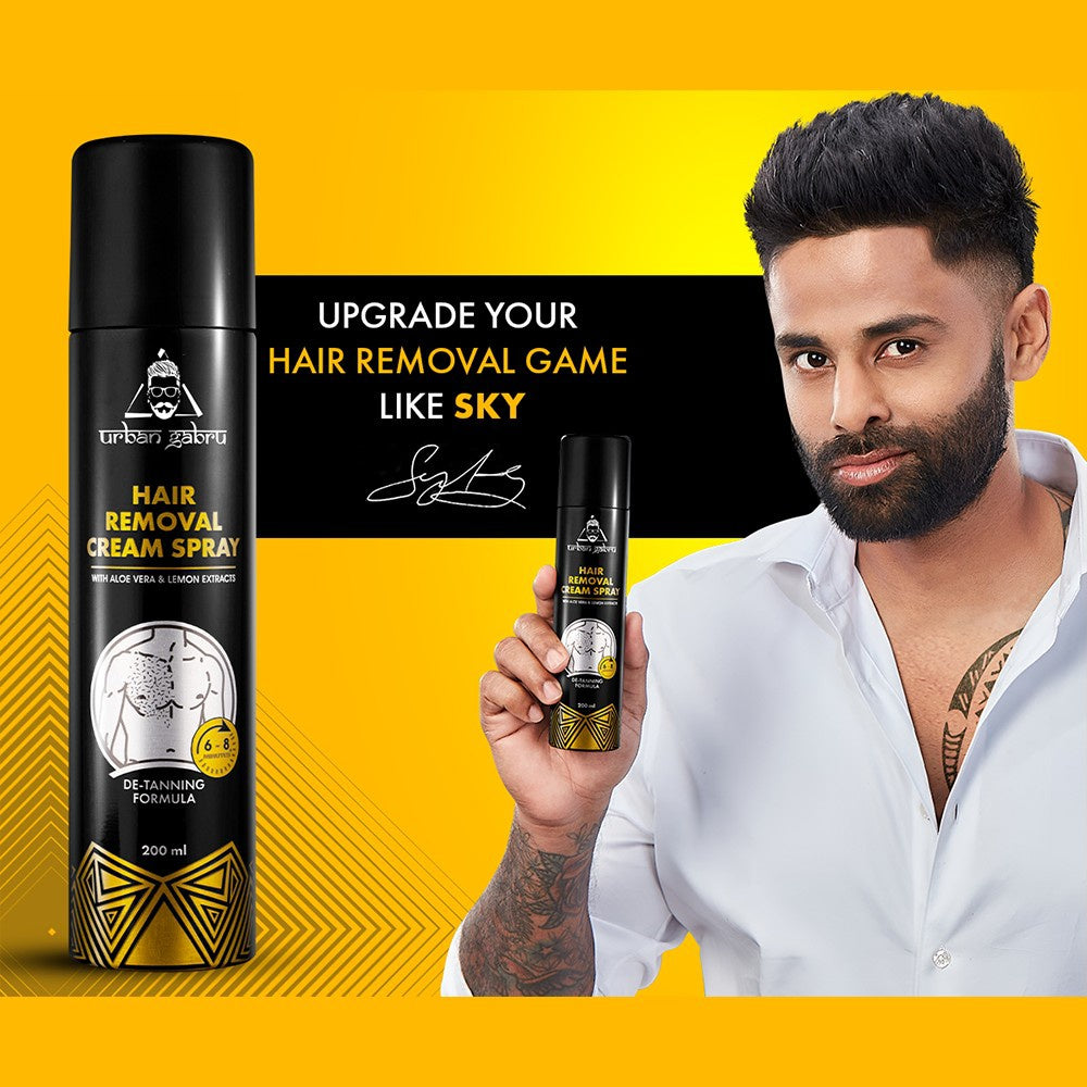 Urban Gabru Men's Hair Removal Spray : 200 ml
