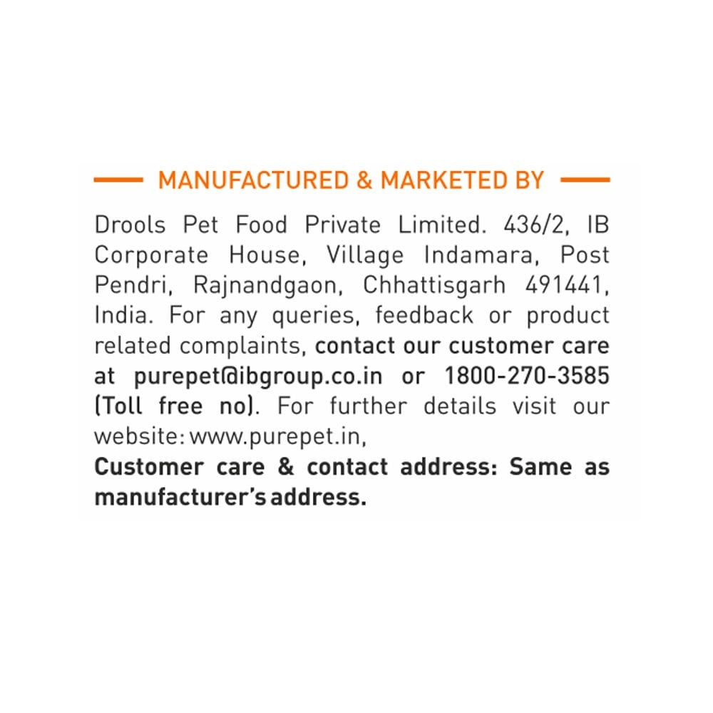 PurePet Mackerel Adult Cat Food : 1 kg