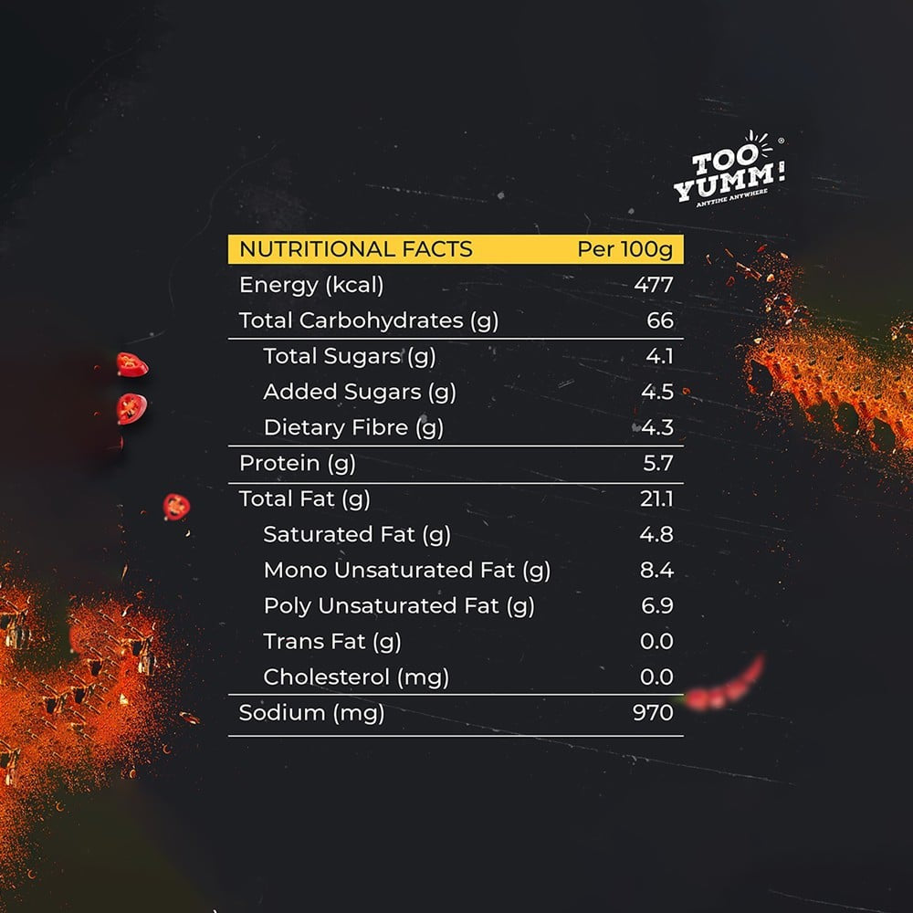 Too Yumm Spicy Chilli Wafers Potato Chips - Buy 3 Get 1 Free : 3 x 82 g + 1 x 82 g