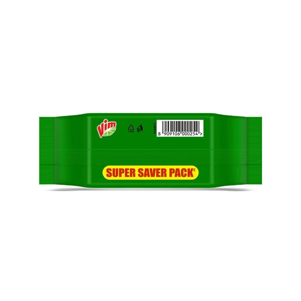 Vim Lemon Dishwash Bar (Pack of 4) : 4 x 200 g