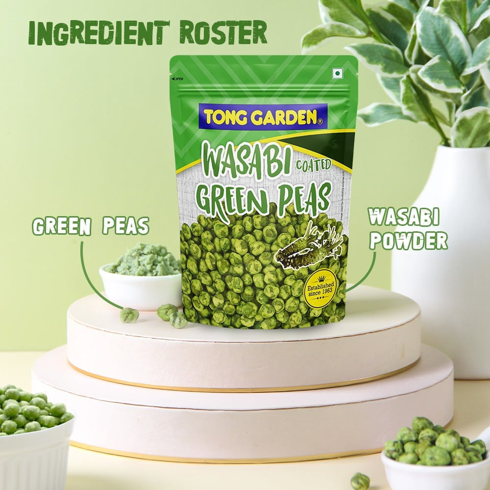Tong Garden Wasabi Coated Green Pea Snack : 180 g