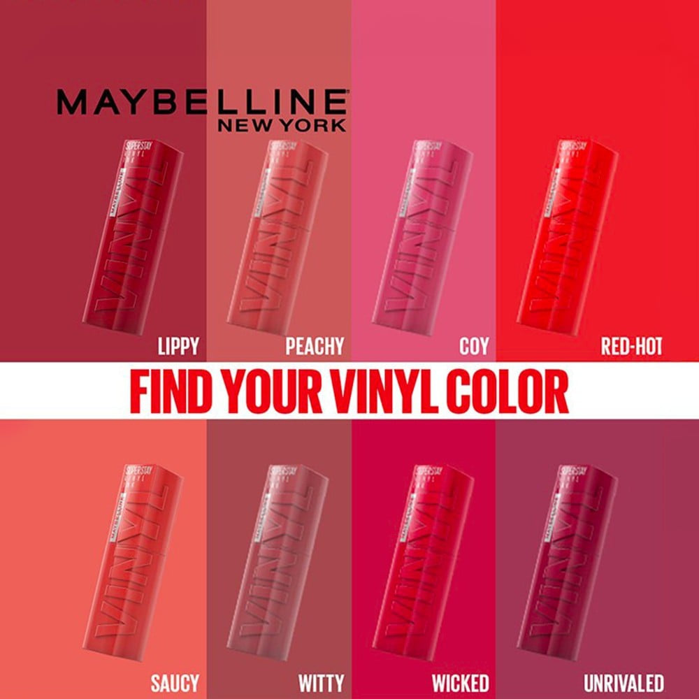 Maybelline New York Superstay Vinyl Ink Liquid Lipstick (Saucy) : 4.2 ml