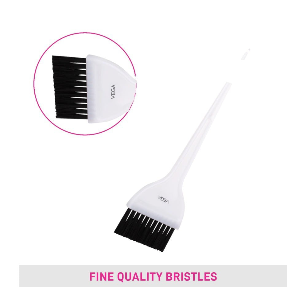 Vega Professional Dye/Mehandi Hair Colouring Brush (White) : 1 piece