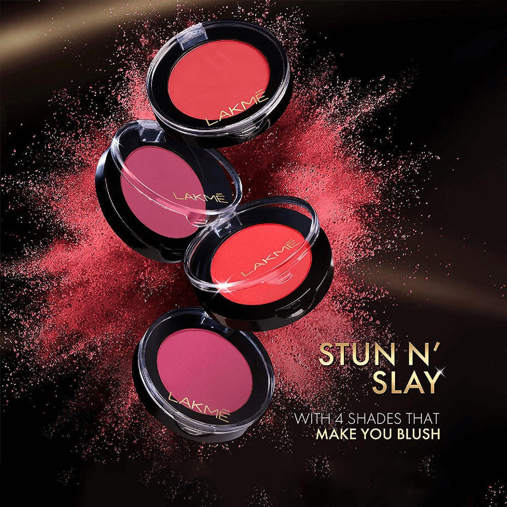 Lakme Face It Powder Blush (Flushed Pink) : 4 g