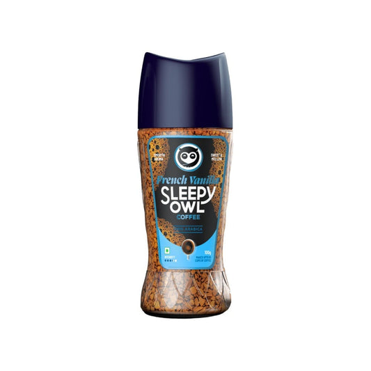 Sleepy Owl French Vanilla 100% Arabica Instant Flavoured Coffee : 100 g